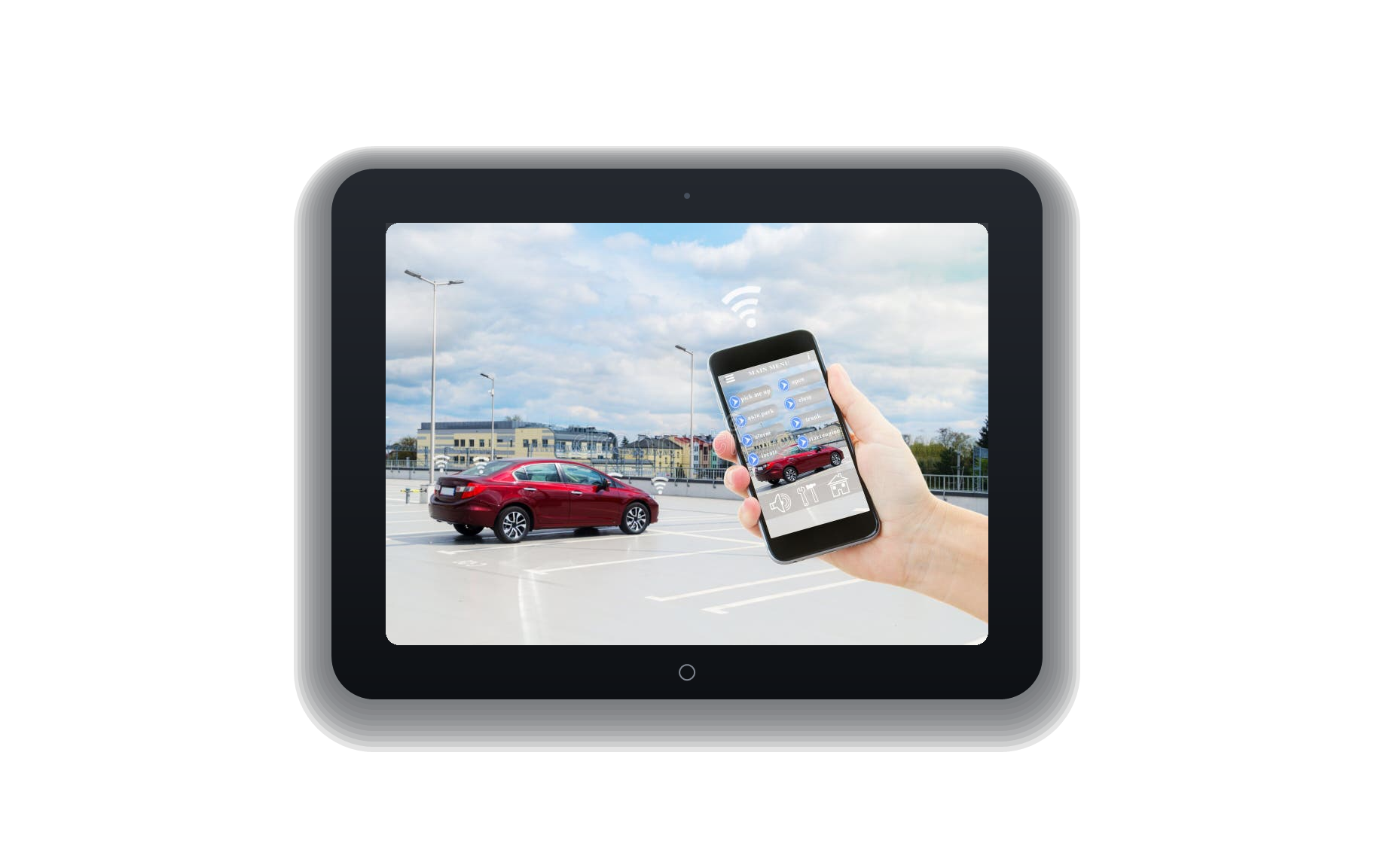 Vista de la app Qualitas para atenci&oacute;n de siniestros